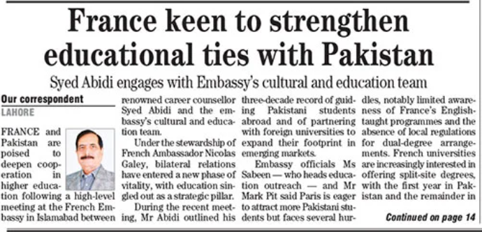 France keen to strengthen educational