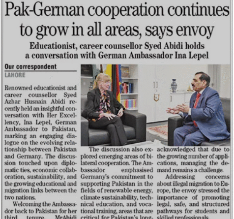 Pak-German cooperation