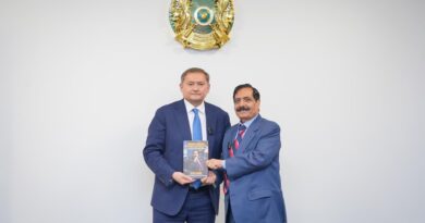 Syed Abidi met with H.E. Sayasat Nurbek,